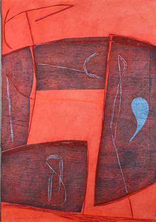 Tommaso Cascella (Ortona 1890 - Pescara 1968) Senza titolo Firma e...