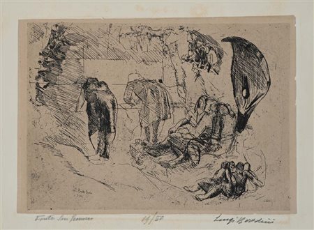 Luigi Bartolini (Cupramontana 1892 - Roma 1963) Fonte San Gennaro Firma,...