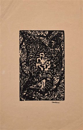 Enrico Paulucci (Genova 1901 - Torino 1999) Senza titolo Firma in basso a...