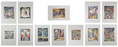 Gregorio Sciltian (Rostov 1900 - Roma 1985) I Vangeli 1981 Lotto di 12...