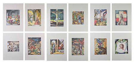 Gregorio Sciltian (Rostov 1900 - Roma 1985) I Vangeli 1981 Lotto di 12...