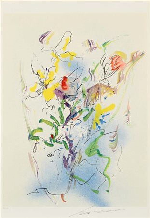 Ernesto Treccani (Milano 1920 - Milano 2009) Fiori Firma e numerazione...