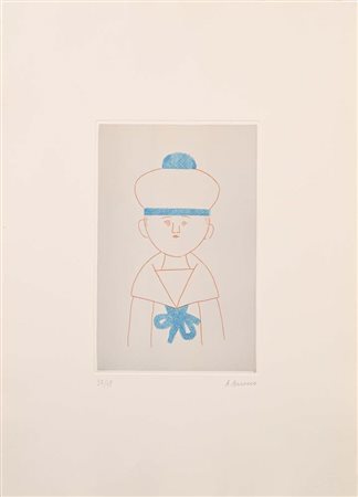 Antonio Bueno (Berlino 1918 - Fiesole 1984) Marinaretto Firma e numerazione...