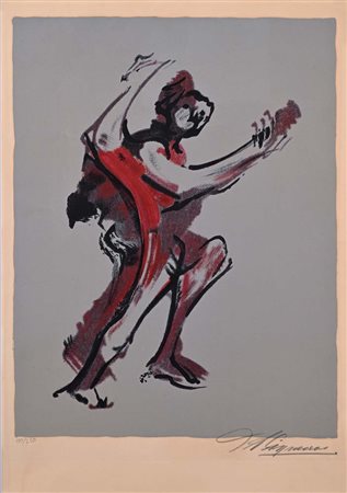 David Alfaro Siqueiros (Camargo 1896 - Cuernavaca 1974) Senza titolo 1978...