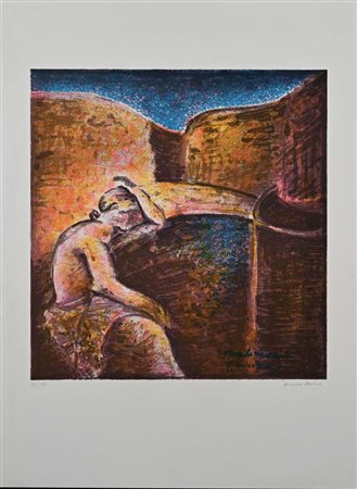 Ruggero Savinio (Torino 1934) Malinconia Firma e numerazione "Ruggero...