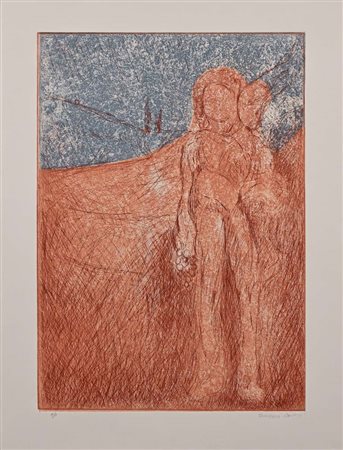 Ruggero Savinio (Torino 1934) Vendemmia Firma e numerazione "Ruggero Savinio...