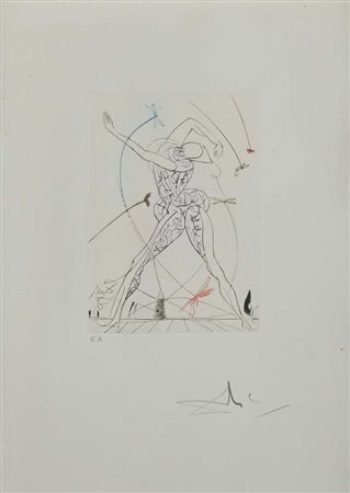 Salvador Dalì (Figueres 1904 - Figueres 1989) Ballerina Firma e numerazione...