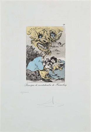 Salvador Dalì (Figueres 1904 - Figueres 1989) Principio de incertidumbre de...