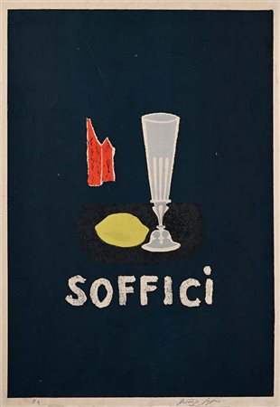 Ardengo Soffici (Rignano sull'Arno 1879 - Forte dei Marmi 1964) Soffici Firma...