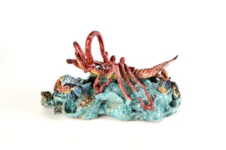 () L'aragosta, manifattura Ceramiche Avallone, Vietri sul Mare Gruppo...
