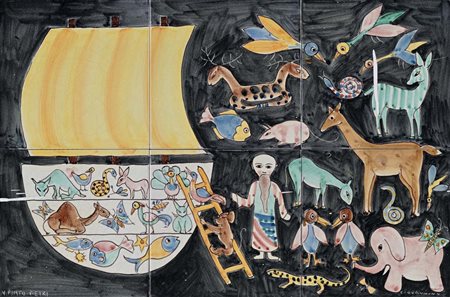 Giovannino Carrano (Marina di Vietri sul Mare 1913 - Vietri sul Mare 1982)...