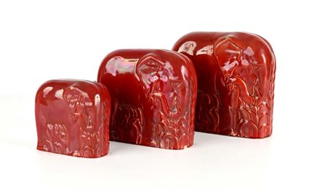 Giò Ponti (Milano 1891 - Milano 1979) Lotto di tre fermalibri Giò Ponti per...