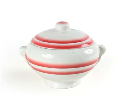 () Zuppiera in ceramica, produzione Galvani Pordenone Anni '40 Sotto la base...