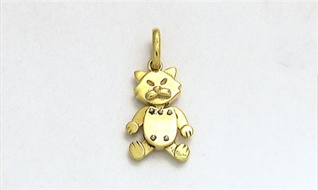 POMELLATO CIONDOLO DI POMELLATO. In oro giallo 18 kt raffigurante orsetto con...