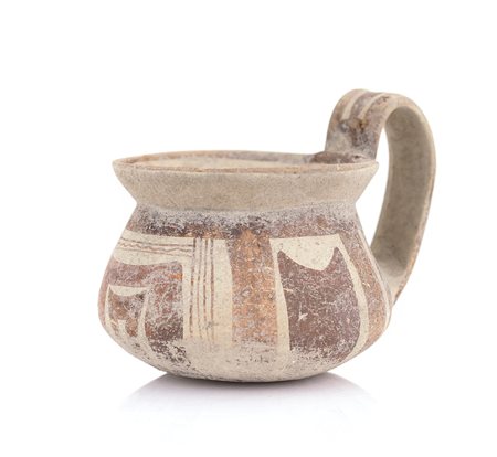 ARCHEOLOGIA OLPE APULO IN TERRACOTTA DIPINTA, DAUNIA, VI-V SECOLO A.C.,...