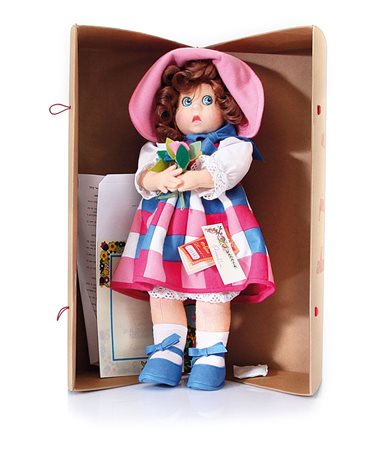 OGGETTISTICA VARIA BAMBOLA "ROSALBA" IN PANNO, LENCI, 1998, entro custodia...