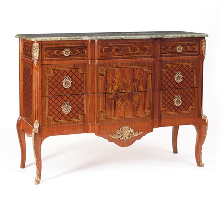 MOBILE DEL XX SECOLO CASSETTONE IN STILE LUIGI XVI, XX SECOLO, a tre cassetti...
