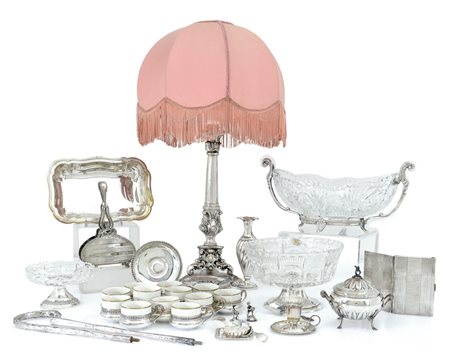 ARGENTI RECENTI LOTTO DI DIVERSI OGGETTI IN ARGENTO, XX SECOLO, composto da...