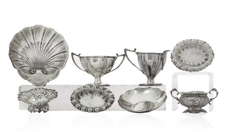 ARGENTI D'EPOCA LOTTO DI DIVERSI OGGETTI IN ARGENTO, INIZIO XX SECOLO,...