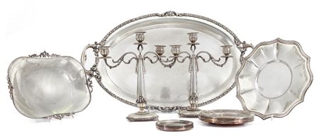 ARGENTI RECENTI LOTTO DI DIVERSI OGGETTI IN ARGENTO, XX SECOLO, composto da...