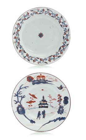 RUBATI PASQUALE DUE PIATTI IN MAIOLICA, MILANO, P.RUBATI, XVIII SECOLO,...