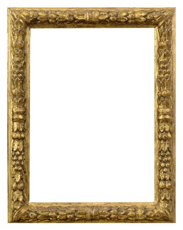 MOBILE DEL XVII SECOLO CORNICE IN LEGNO SCOLPITO E DORATO A MECCA, XVII...