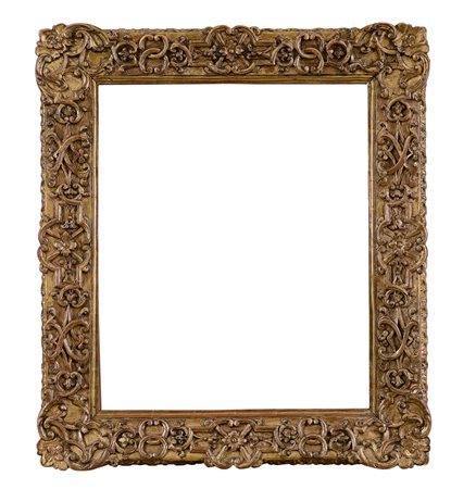 MOBILE DEL XVIII SECOLO CORNICE IN LEGNO SCOLPITO E DORATO, FRANCIA, XVIII...