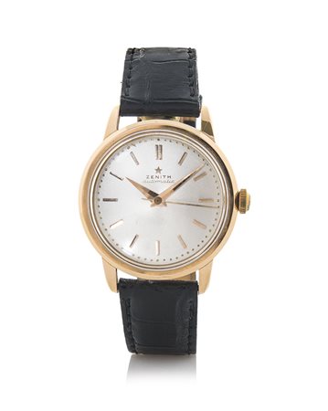 ZENITH ZENITH AUTOMATIC ANNI '50.Cassa n. 679739 in oro rosa 18 kt. Quadrante...