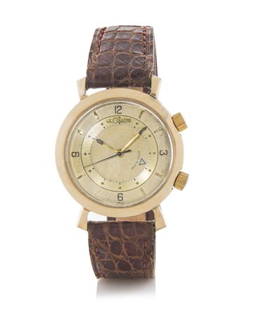 LE COULTRE LE COULTRE MEMOVOX SVEGLIARINO ANNI '50.Cassa laminata in oro...