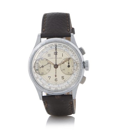 LEONIDAS LEONIDAS CRONOGRAFO ANNI '40. Cassa n. 343346 in acciaio con...