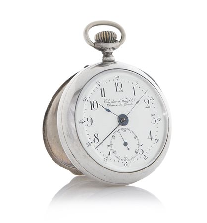 EBERHARD EBERHARD WATCH CO. SVEGLIARINO ANNI' 10.Cassa in argento incisa...