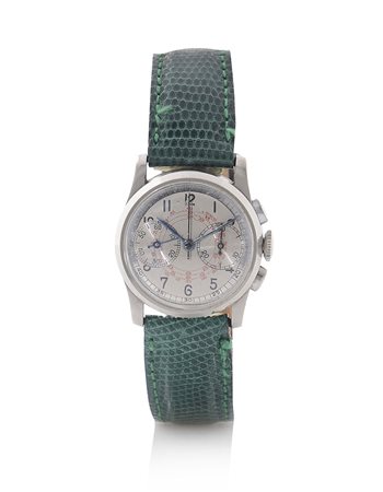 ANONIMO PICCOLO CRONOGRAFO ANNI '30 CA.Cassa in acciaio con pulsanti ad oliva...