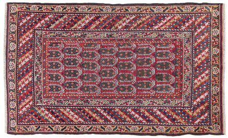 AFSHARI Persia meridionale (Reg. Kerman)Di antica manifattura. 1890 ca.Cm....