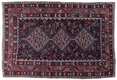 KASKAY Persia meridionale (Reg. Fars)Di antica manifattura. 1890 ca.Cm....