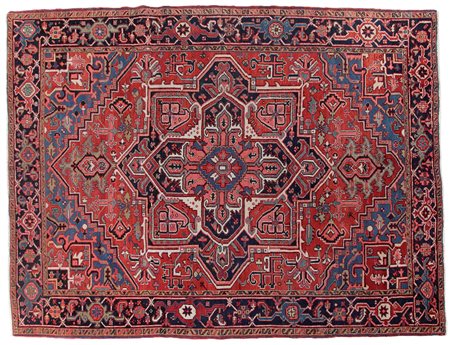 HERIZ Persia (Reg. Azerbaijan orientale)Di antica manifattura. Fine '800.Cm....