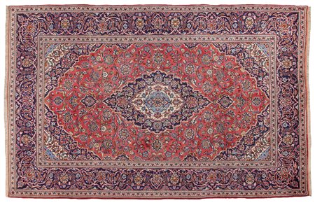 AARON KESHAN Persia centrale (Reg. Kum)Di vecchia manifattura.Cm. 308x205,...