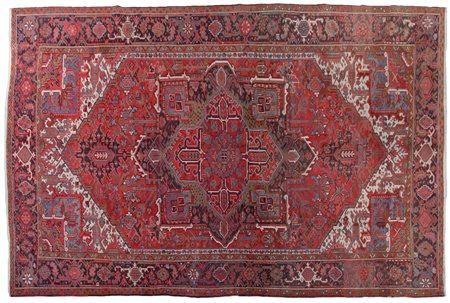 HERIZ Persia (Reg. Azerbaijan orientale)Di vecchia manifattura.Cm. 423x285,...