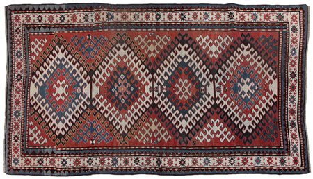 KAZAK Caucaso meridionale (Reg. Kazakistan)Di antica manifattura. 1880 ca.Cm....