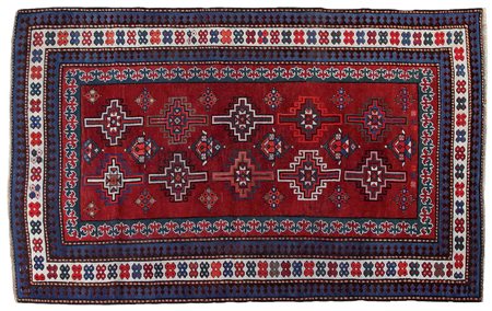 KAZAK Caucaso meridionale (Reg. Kazakistan)Di antica manifattura. Fine...