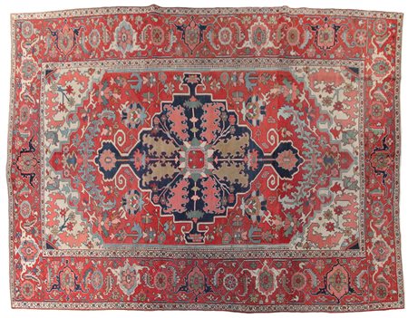 HERIZ Persia (Reg. Azerbaijan orientale)Di antica manifattura, 1890...