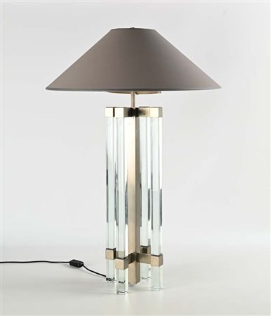 Max Ingrand (Bressuire 1908 - Parigi 1969) Lampada da tavolo Struttura in...