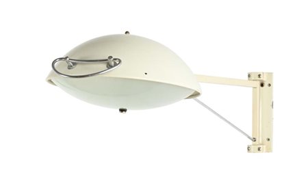 () Lampada mod. 2130 Stilnovo Anni '50 Metallo e metallo verniciato, paralume...