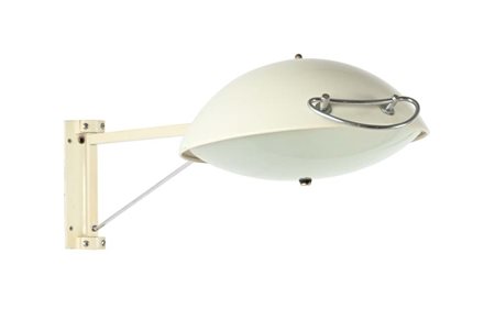 () Lampada mod. 2130 Stilnovo Anni '50 Metallo e metallo verniciato, paralume...