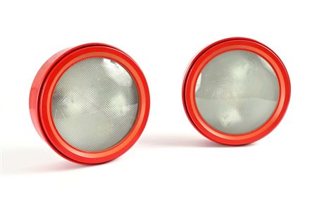 Gino Sarfatti (Venezia 1912 - Gravedona 1985) Coppia di plafoniere mod....