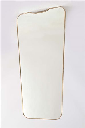 () Specchiera Struttura in ottone e specchio cm 145x71