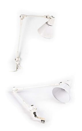 () Coppia di lampade modello Aure, Stilnovo Milano Anni '50 Metallo laccato...