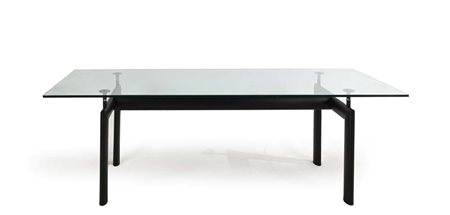 () Tavolo modello LC6 produzione Cassina Struttura in metallo laccato nero e...