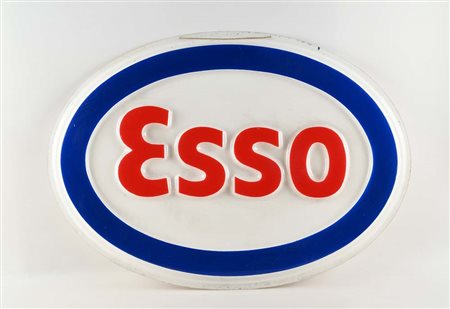() Esso Insegna pubblicitaria in materiale plastico cm 71x100