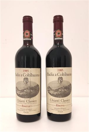 COPPIA DI BOTT. BADIA A COLTIBUONO RISERVA 1985