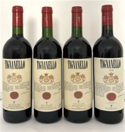 GRUPPO DI 4 BOTT. TIGNANELLO-ANTINORI '95-96-97-98
